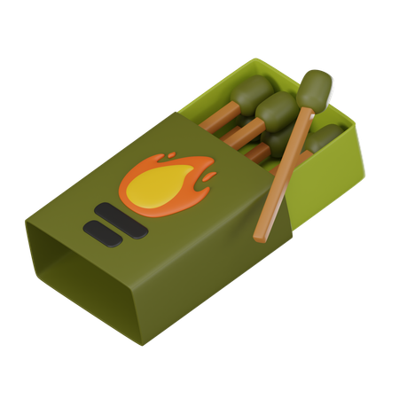 Streichholzschachtel  3D Icon