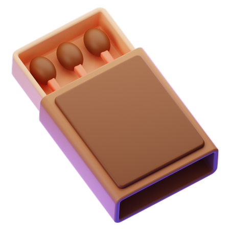 Streichholzschachtel  3D Icon