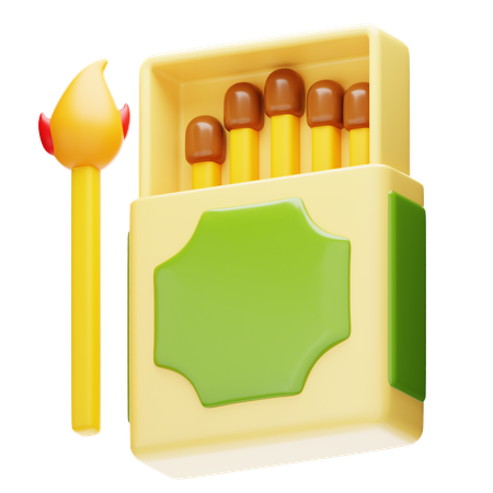 Streichholzschachtel  3D Icon