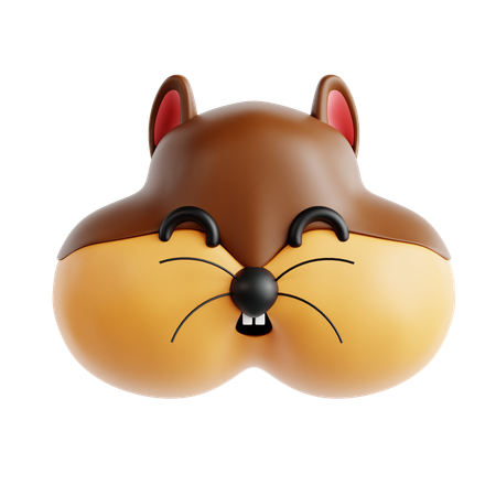 Streifenhörnchen  3D Icon