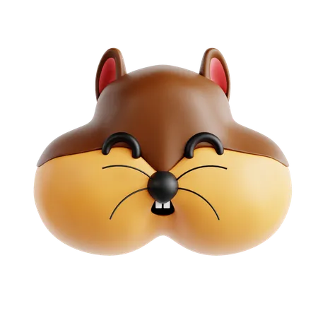 Streifenhörnchen  3D Icon