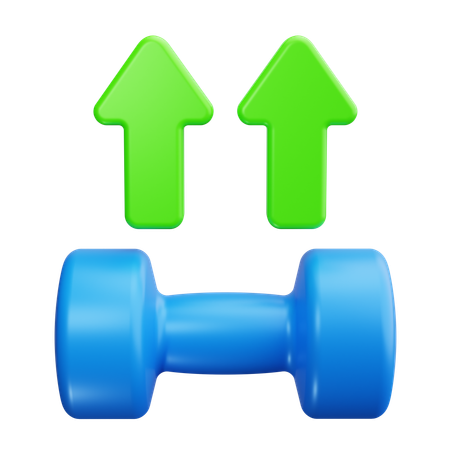 Strength building  3D Icon