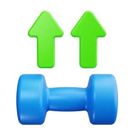 Strength building  3D Icon