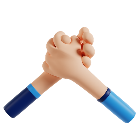 Strength Of Grip Arm Wrestling  3D Icon