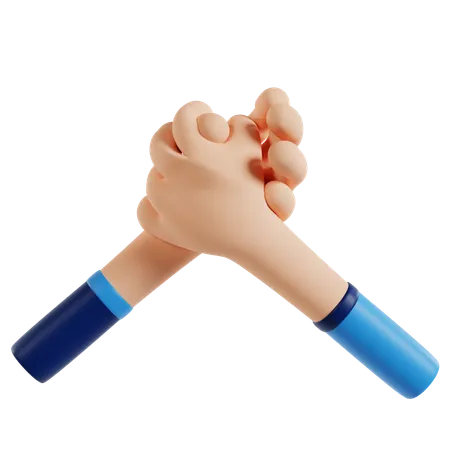 Strength Of Grip Arm Wrestling  3D Icon