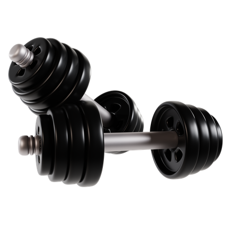 Strength Training Barbell  3D Icon