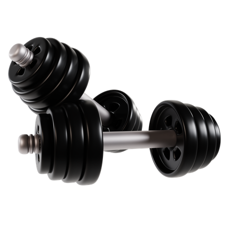 Strength Training Barbell  3D Icon