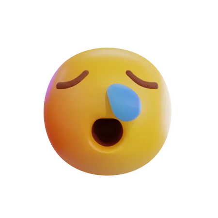 Stress Emoji  3D Icon