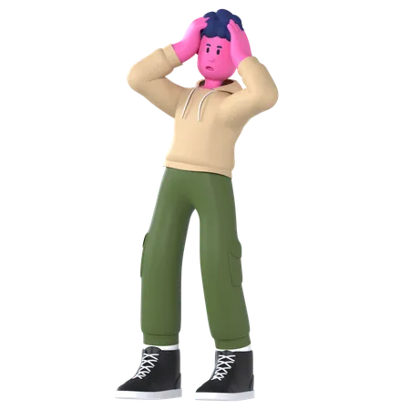 Stressed Out  3D Icon
