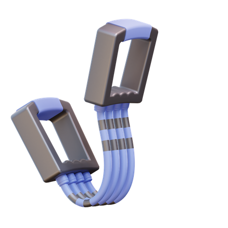 Stretch Rope 3D Icon