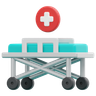 medical bed 3d logo