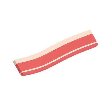 Strip Meat  3D Illustration