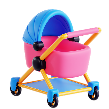 Stroller  3D Icon