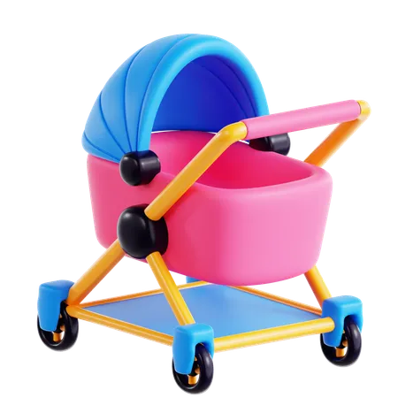 Stroller  3D Icon