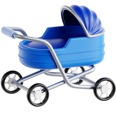 ベビーカー  3D Icon