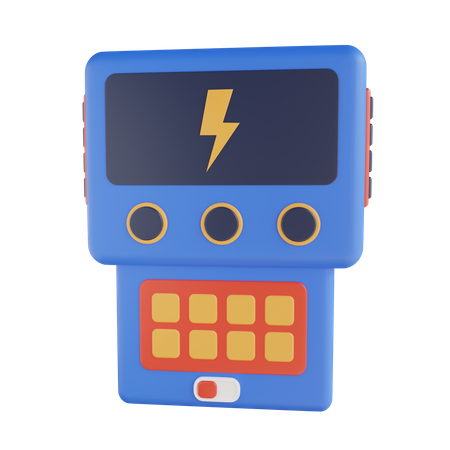 Stromzähler  3D Icon