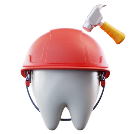 Strong Teeth  3D Icon