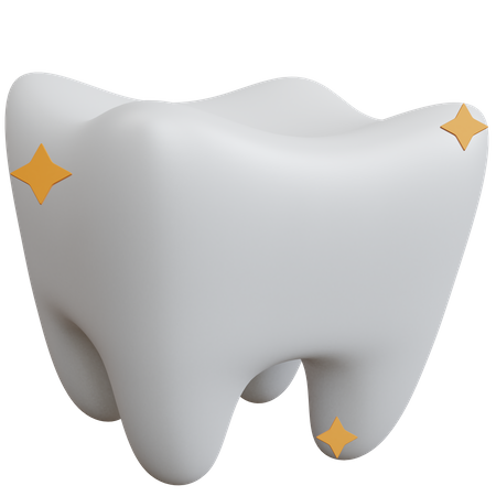 Strong Teeth 3D Icon