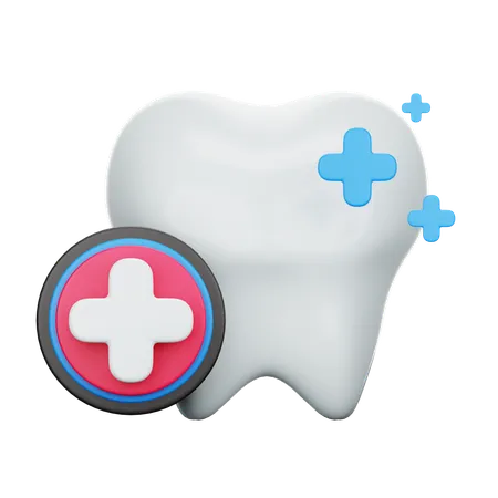 Strong Tooth  3D Icon