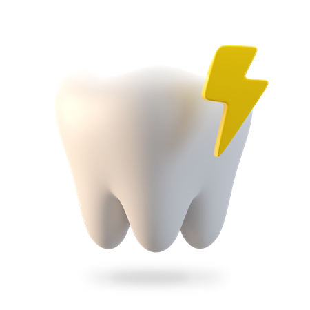 Strong Tooth 3D Illustration