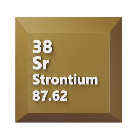 Strontium  3D Icon