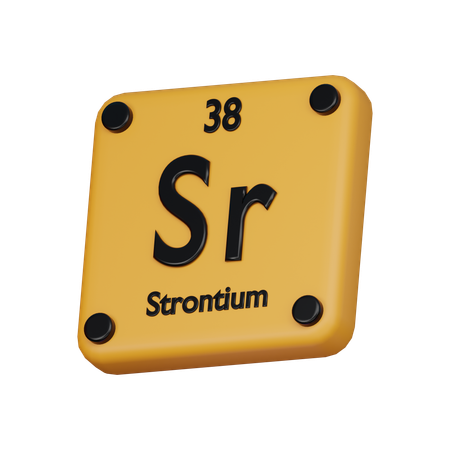 Strontium  3D Icon