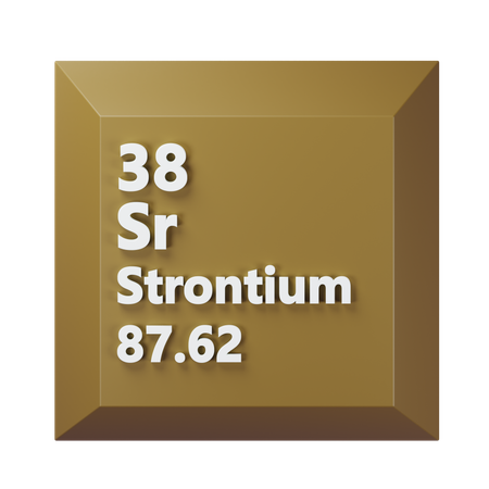 Strontium  3D Icon