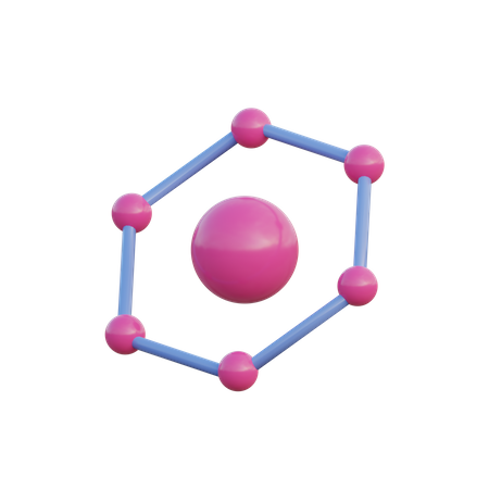 Structure chimique  3D Illustration