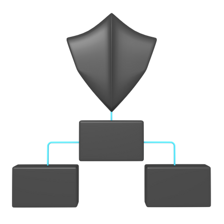 Structure du bouclier  3D Icon