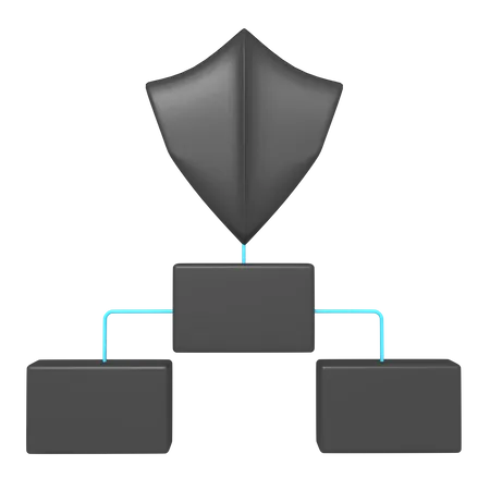 Structure du bouclier  3D Icon