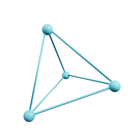 Structure delta  3D Illustration