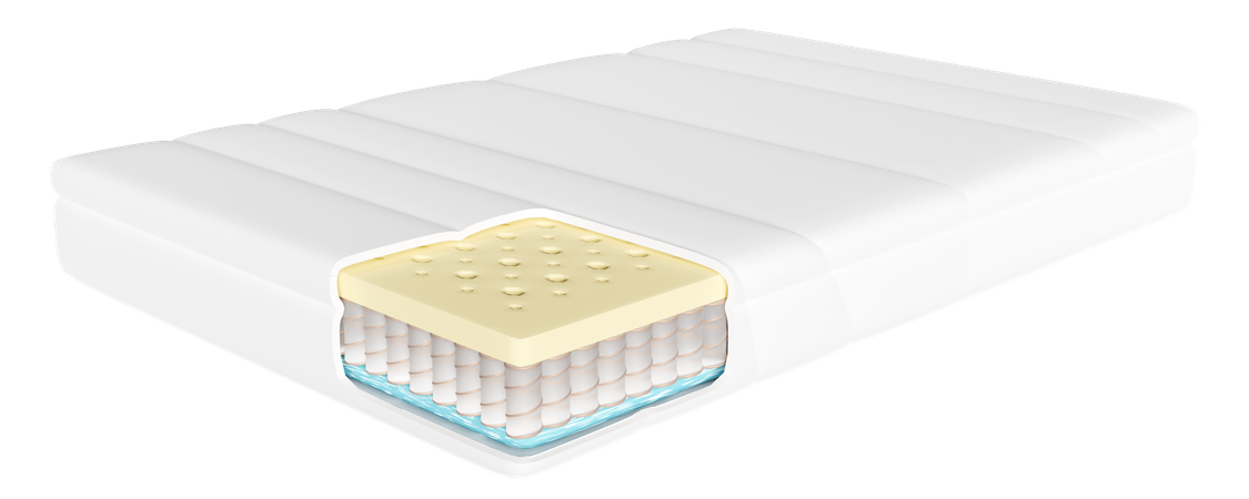 Structure du matelas en feuille  3D Icon
