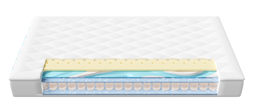 Structure du matelas en feuille  3D Icon