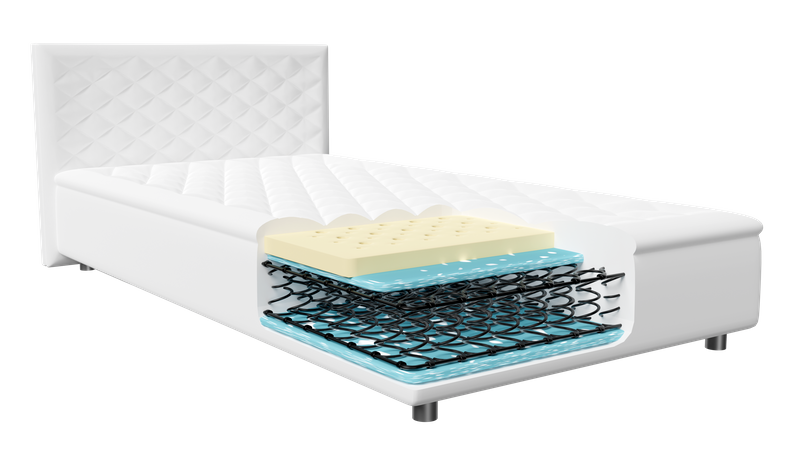 Structure du matelas en feuille  3D Icon