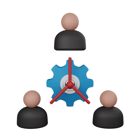 Structure d'organisation  3D Icon