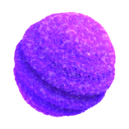 Strukturierte Kugel  3D Icon