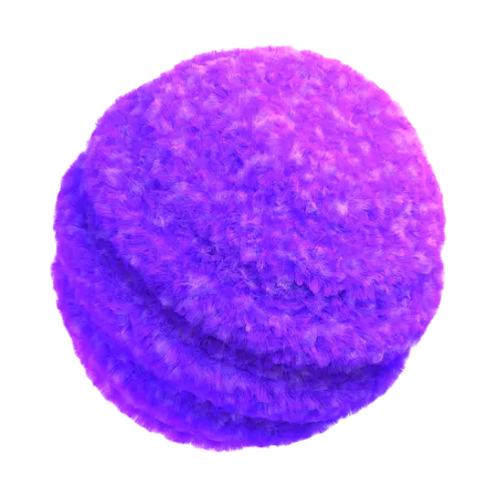 Strukturierte Kugel  3D Icon