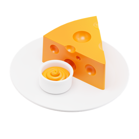 Stück Käse  3D Icon