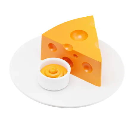 Stück Käse  3D Icon