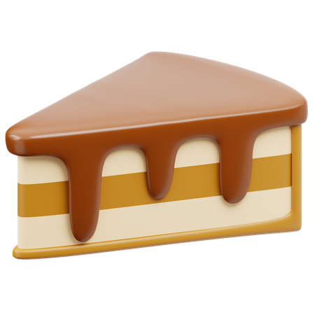 Stück Kuchen  3D Icon