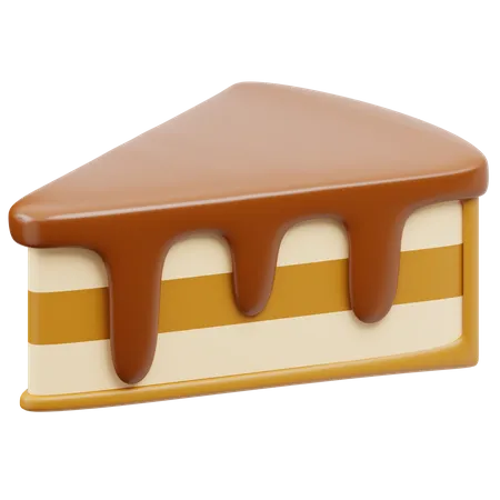 Stück Kuchen  3D Icon