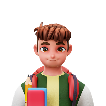 Student  3D Icon