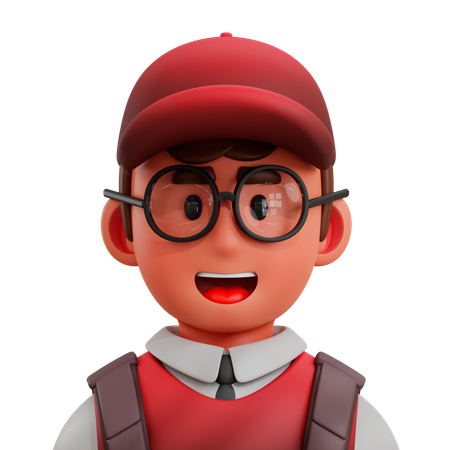 Student  3D Icon
