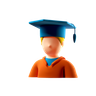3d student png