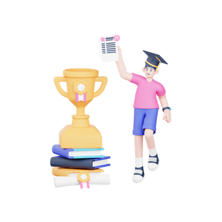Student achievements  3D Icon