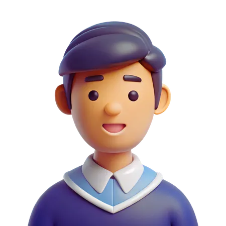 Student Avatar  3D Icon