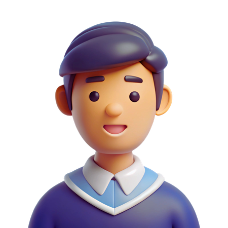 Student Avatar  3D Icon