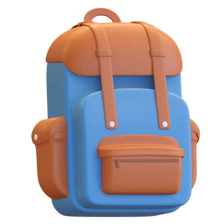 Student bag  3D Illustration