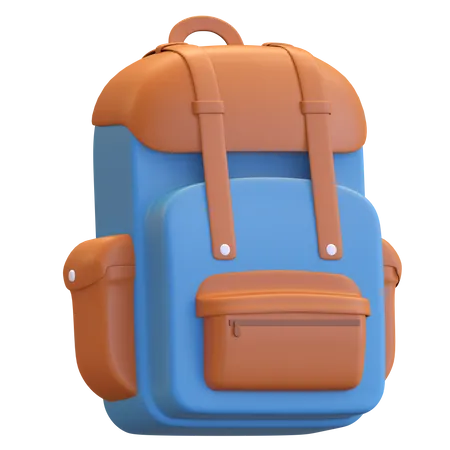 Student bag  3D Illustration