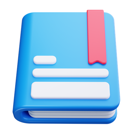 Student Book  3D Icon